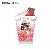 時光代理人-LINK CLICK- 杯中盛夏シリーズ-缶バッジ リン/喬苓 並行