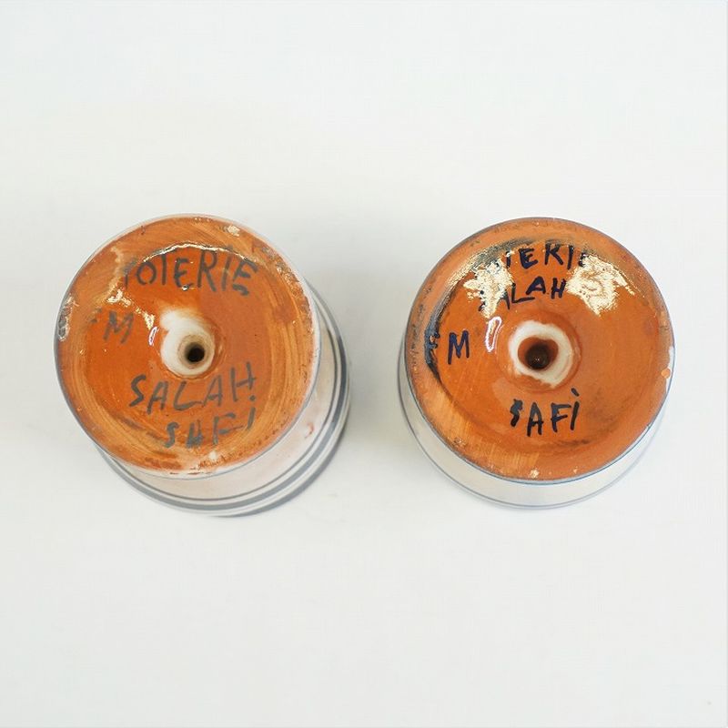 モロッコ3大陶器】サフィ ワインカップ グレー | 大原真樹セレクト