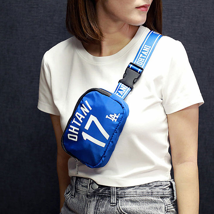 MLB公式ライセンス 大谷翔平ドジャースショルダーバッグ｜ファミリー