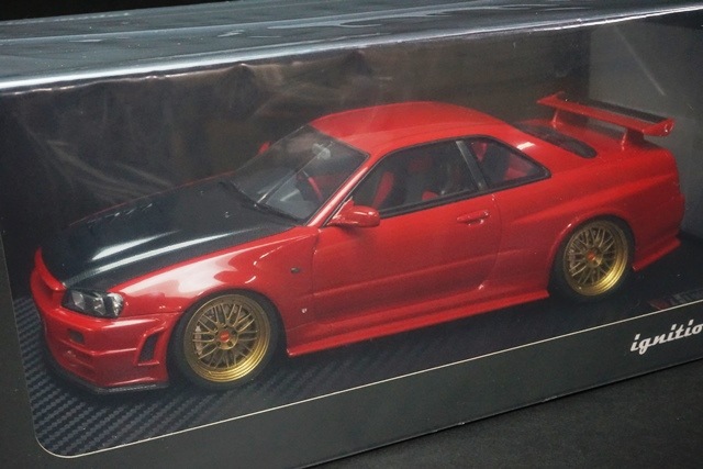 1/18 イグニッションモデル IG0016 ニスモ R34 GT-R Zチューン レッド