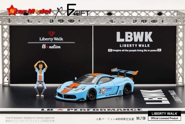 予約 Star Model 1/64 フェラーリ シルエットワース LBWK Liberty Walk