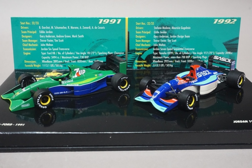 1/43 ミニチャンプス 402109192 ジョーダンセット 1/5 ジョーダン 191