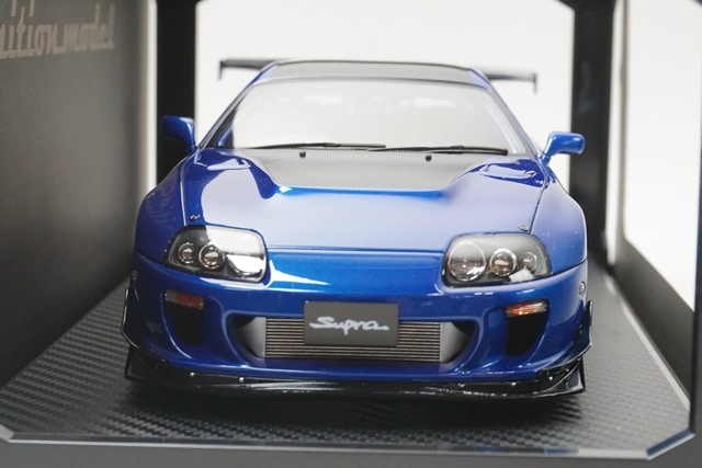 1/18 イグニッションモデル IG1354 トヨタ Supra (JZA80) RZ Blue