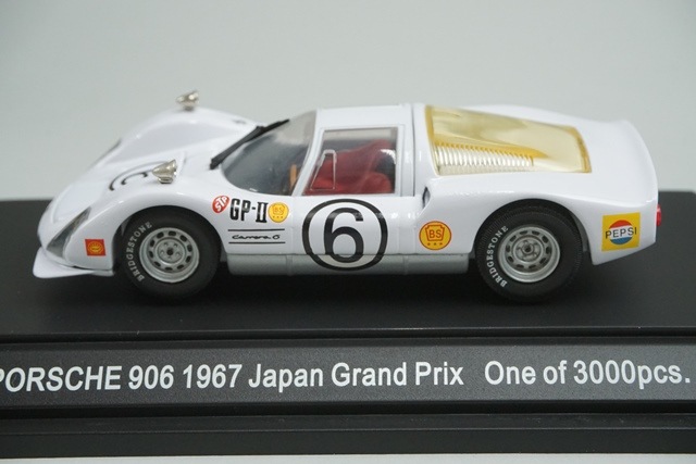1/43 エブロ 43371 ポルシェ 906 カレラ6 日本GP 1967 #6 ホワイト