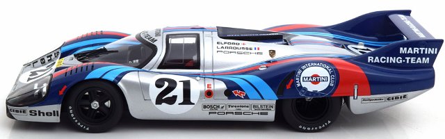 新品CMR046 CMR 1/18 ポルシェ 917 LH Martini #21 24h ルマン 1971