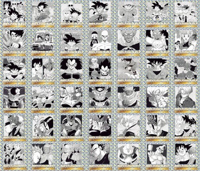 ドラゴンボール40周年記念 オリジナルイラストレーション シール