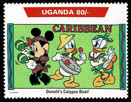 ディズニーワールドツアー 切手8種セット ウガンダ発行 | 切手