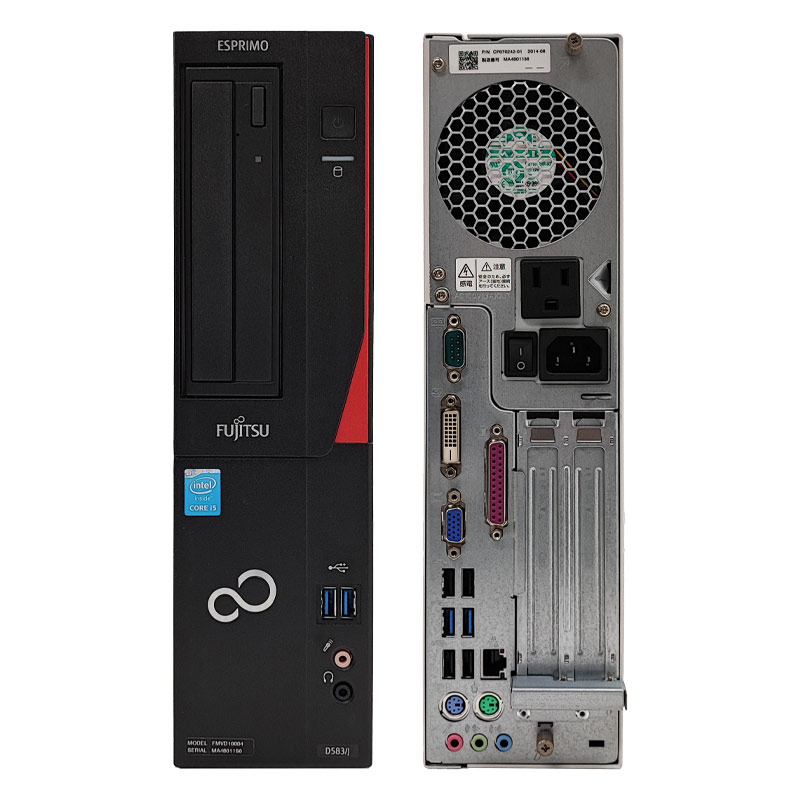 Win7 32bit 中古デスクトップ 富士通 ESPRIMO D583/J Windows7 Pro