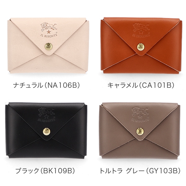イルビゾンテ Il Bisonte 名刺入れ カードケース C0854 SCC031PG0001