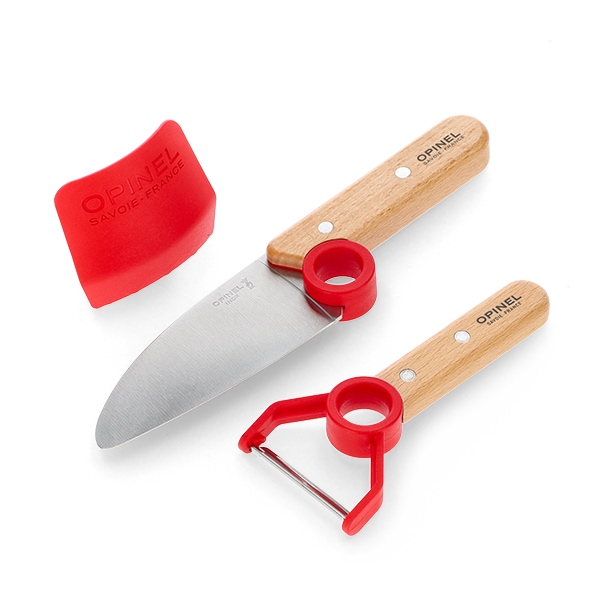 オピネル Opinel 子供包丁 ピーラー 指ガード 3点セット シェフナイフ