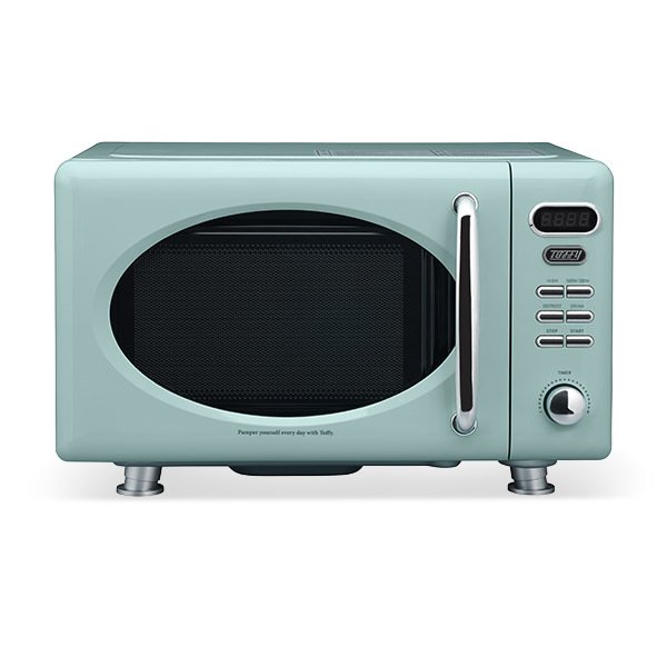 Toffy 電子レンジ K-DR1 小型 電子レンジ 17L レンジ レトロ 単機能