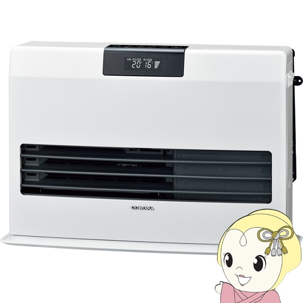 予約]コロナ FF式温風石油ストーブ FF-WG52YK-W 石油ファンヒーター