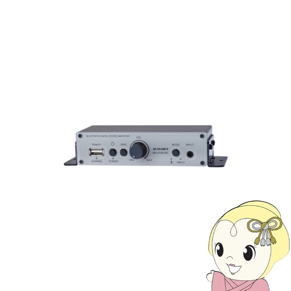 オースミ電機 MASSIVE Bluetooth 小型デジタルステレオアンプ ロー