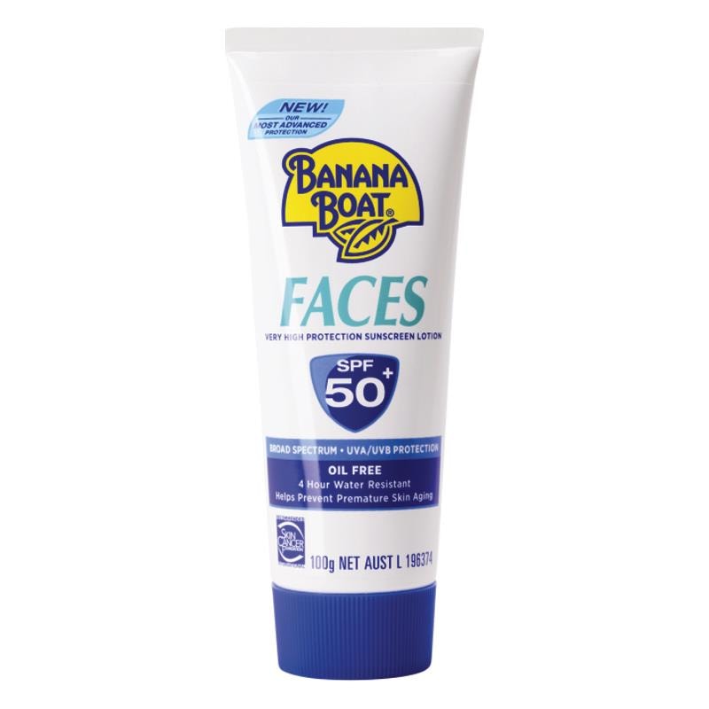 Banana Boat】Faces Sunscreen SPF 50+ フェイス用日焼け止めクリーム