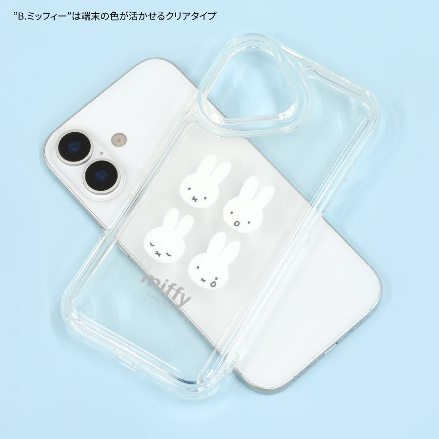 ミッフィー IIIIfit Clear iPhone17 対応 ケース | ま行,ミッフィー