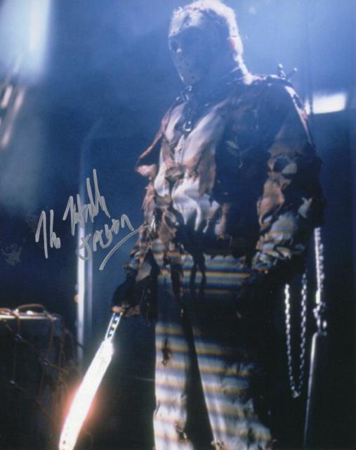 ケイン・ホッダー直筆サイン入り写真□ジェイソンX 13日の金曜日