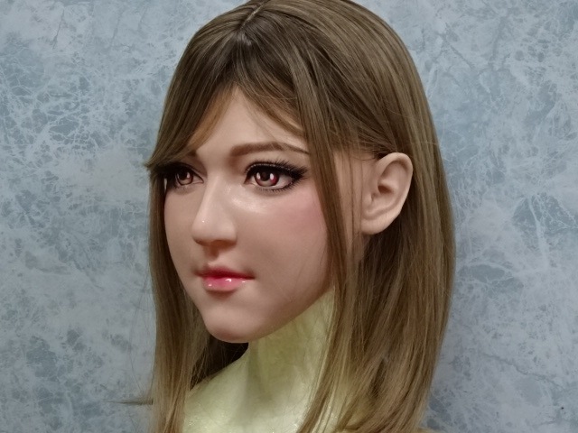 メイク済み完成品ウィッグ付きフィメールマスク ㊙オマケ予定 Amazon