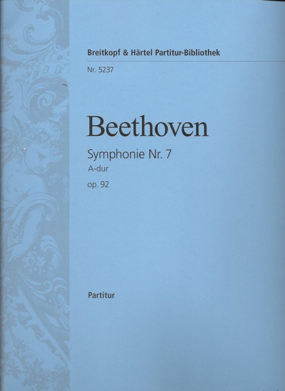 ベートーヴェン：交響曲第7番/フルスコア（BR)