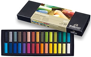 最高級レンブラントソフトパステルハーフ30色セット アートを発信