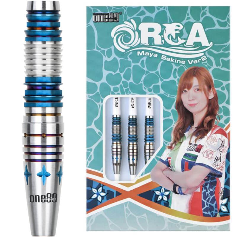 ONE80 Orca ver.2 オルカ2 ブルー No.5 19g 関根麻耶選手 ダーツ バレル