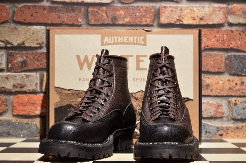 ホワイツ スモークジャンパー 7.0E ブルハイド ブラック×ブラウン