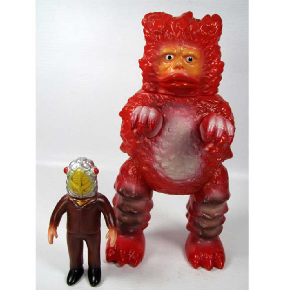 ソフビ】【ブルマァク】ガラモン(セミ人間付き)/BULLMARK ブルマアク