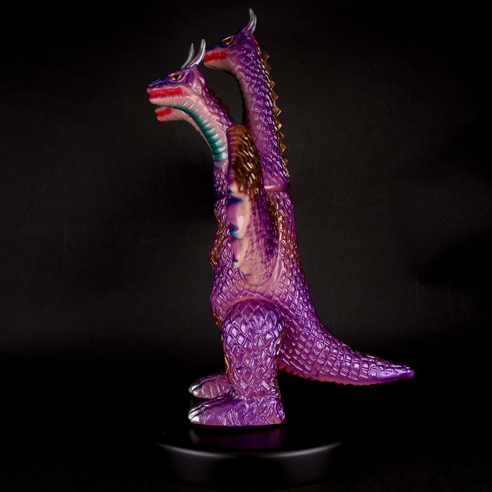 ソフビ】【ブルマァク】キングギドラ（パープル）/BULLMARK ブルマアク