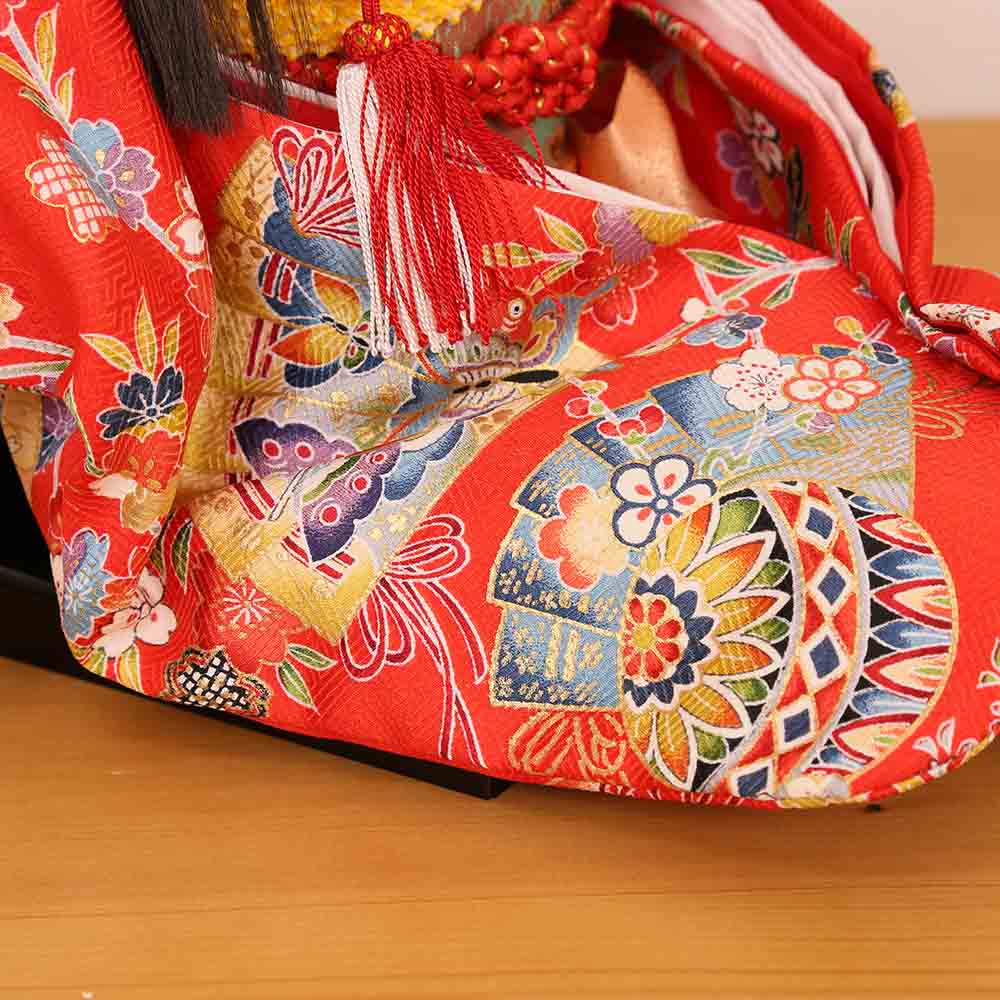 市松人形 齊藤公司作 13号 愛ちゃん お座り 友禅