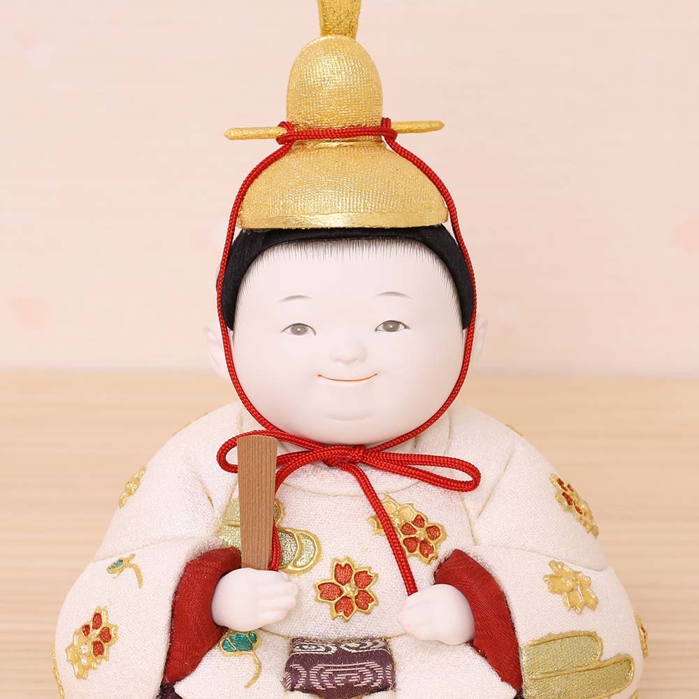 雛人形 コンパクト 木目込み雛人形 親王飾り工房天祥オリジナル おぼこ
