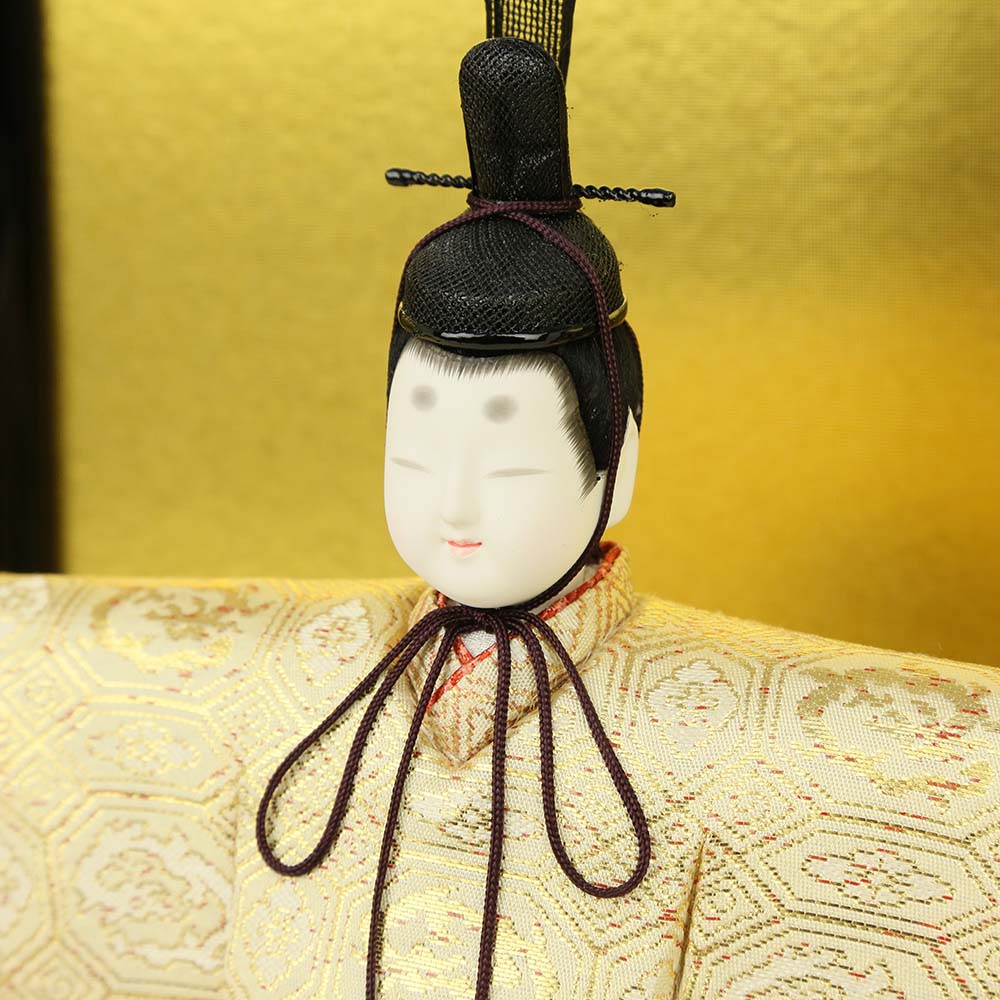 雛人形 真多呂 木目込み 立雛 伝統的工芸品認定 本金 横幅60cm ☆クーポン