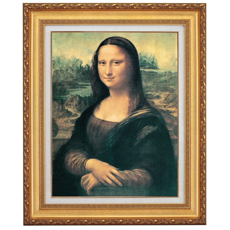 ダ・ヴィンチ 「モナリザ」 10号 立体複製名画 【5％ポイント還元中