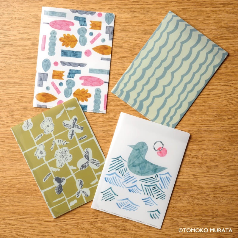 ムラタトモコ A5ダブルポケットクリアファイル Sprout（スプラウト