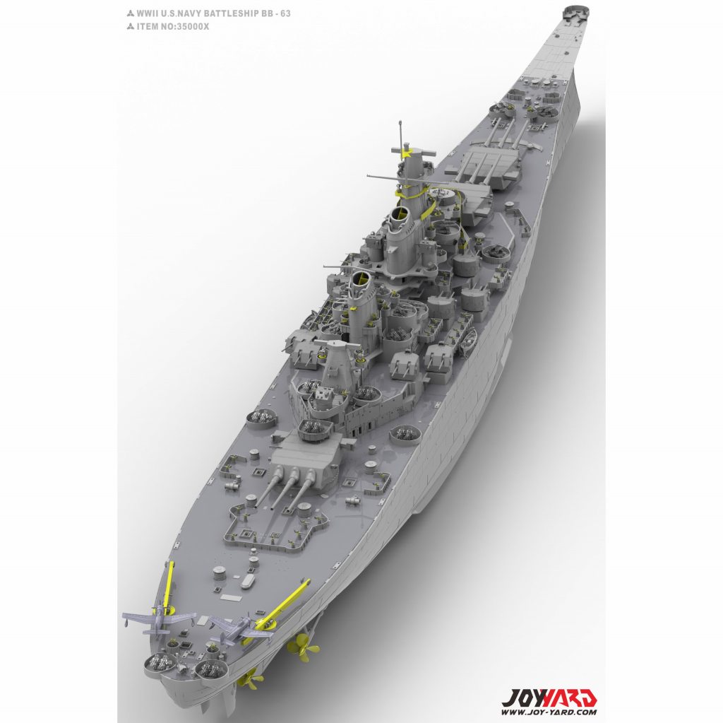 35000X WWII 米海軍 戦艦 BB-63 ミズーリ 1945 限定版 | ジョイヤード