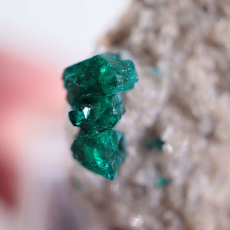 カザフスタン産 ダイオプテーズ | 鉱物標本,タ行,ダイオプテーズ/翠