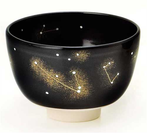 星座茶碗 黒釉 牡羊座 八木海峰作 【受注生産 納期約2週間】 | 星座