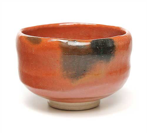 茶道具 抹茶碗】 松楽窯作 利休茶碗 赤楽 | 抹茶碗 - CHATOWA 茶と和