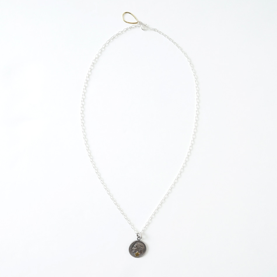 BUTTON WORKS】ROOSEVELT DIME COIN NECKLACE ルーズベルトダイム