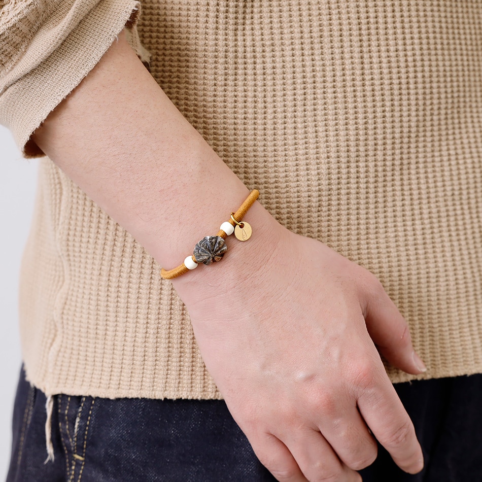 BUTTON WORKS】APOLLO CONCHO HAIR ELASTIC BRACELET マーキュリー