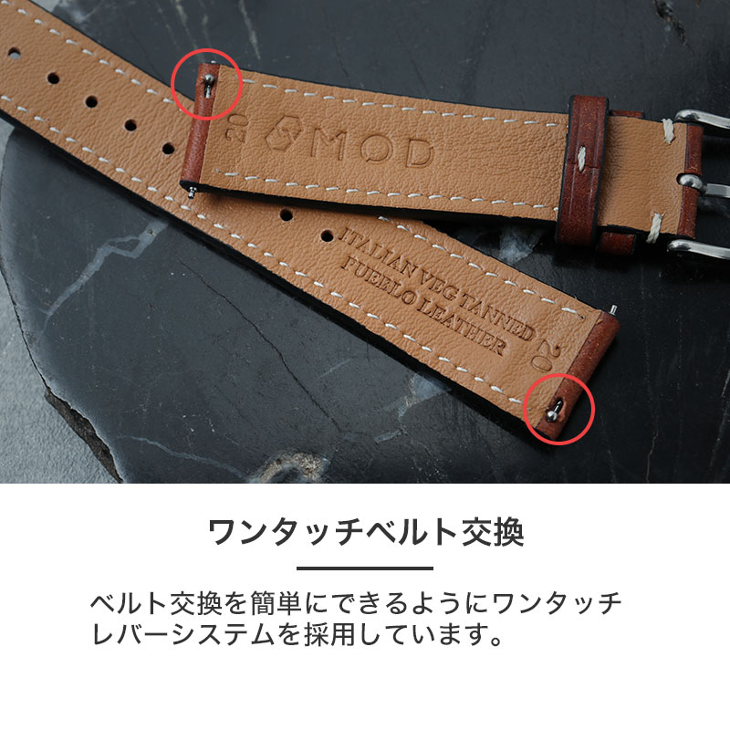 アイダブリューシー IWC 対応】MOD PUEBLO LEATHER STRAP プエブロ