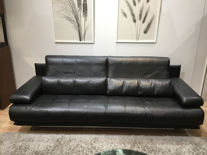 ソファ「6500/226」革 ブラック色/南船橋店展示品｜大塚家具