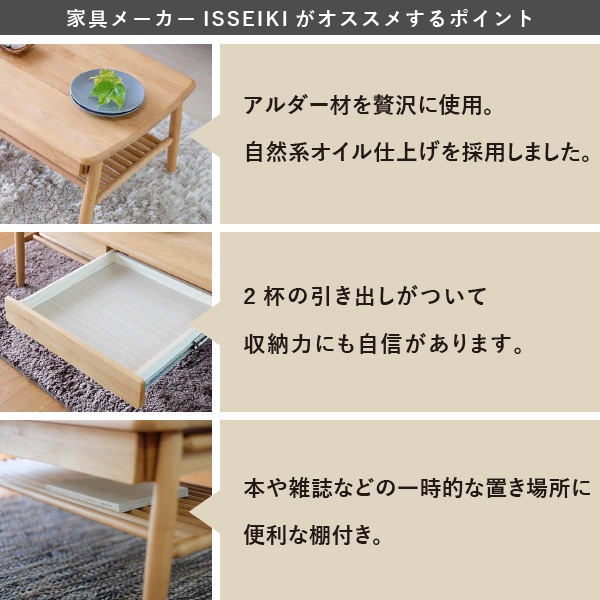 ISSEIKI ELAN 100 CENTER TABLE (NA) | 【公式オンラインショップ