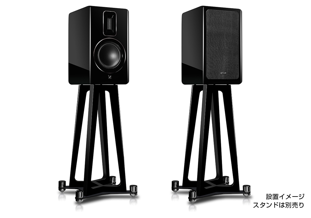 QUAD - REVELA1/ピアノブラック（ペア）ブックシェルフスピーカー《JP