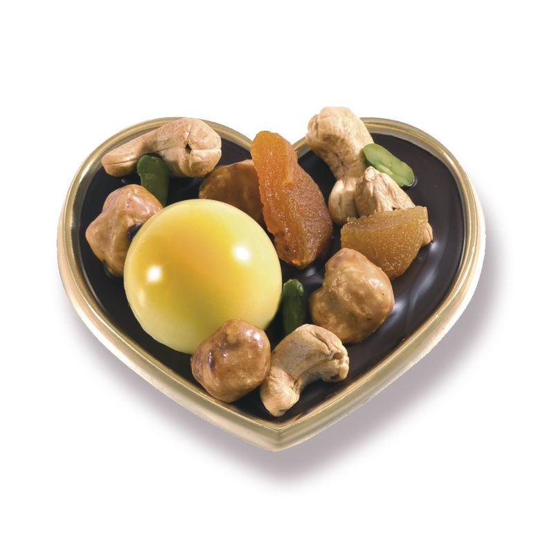 ハートトレー HT-78.84 ゴールド （10枚/100枚入） | ケーキトレー