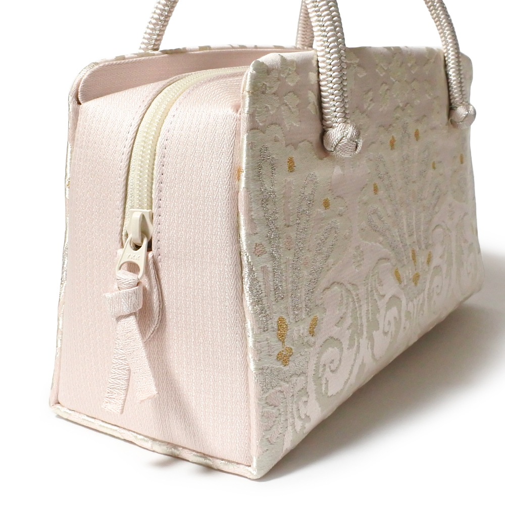 葵バッグ「花冠文」｜和装バッグ 着物用バッグ