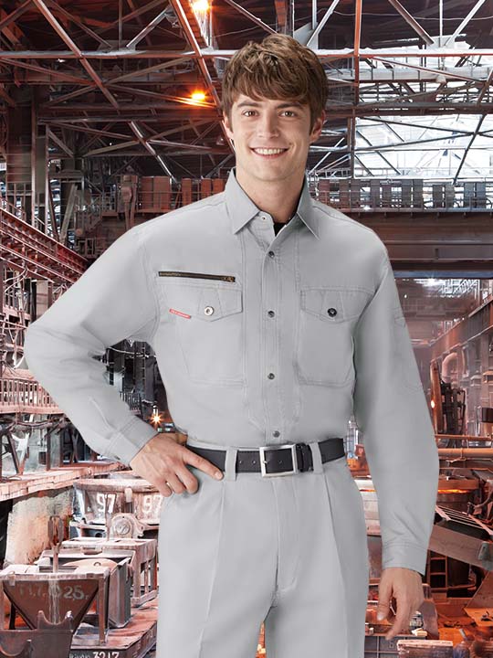 Field Message】 84204 長袖シャツ [春夏]通販ページ│自重堂＜公式