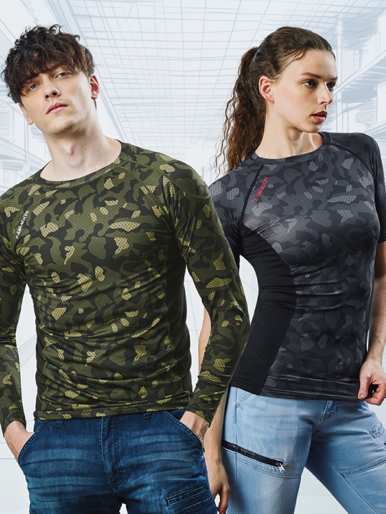 Z-DRAGON】 75124 ロングスリーブ [春夏]※SLIM FIT※＜名入れ刺繍加工