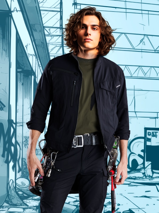 Z-DRAGON】 77500 製品制電ストレッチ長袖ジャンパー[2025年春夏]※SLIM