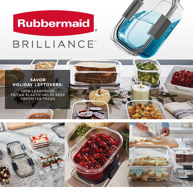 Rubbermaid Brilliance ラバーメイド 保存容器 フタ付き 食品容器