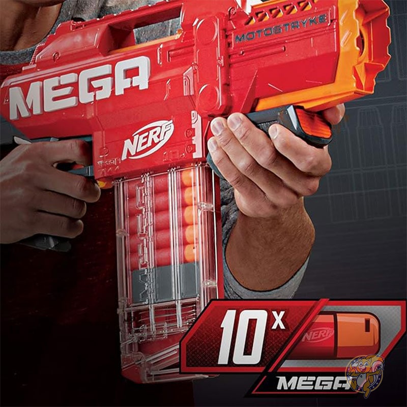 Nerf ナーフ メガ モトストライク 電動 10 ダーツ ブラスター ダーツ