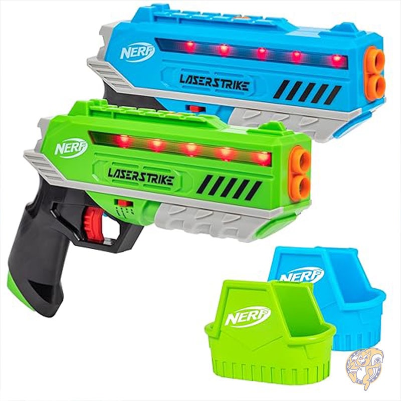 ナーフ Nerf レーザーストライク 2人用レーザータグゲームパック 91m